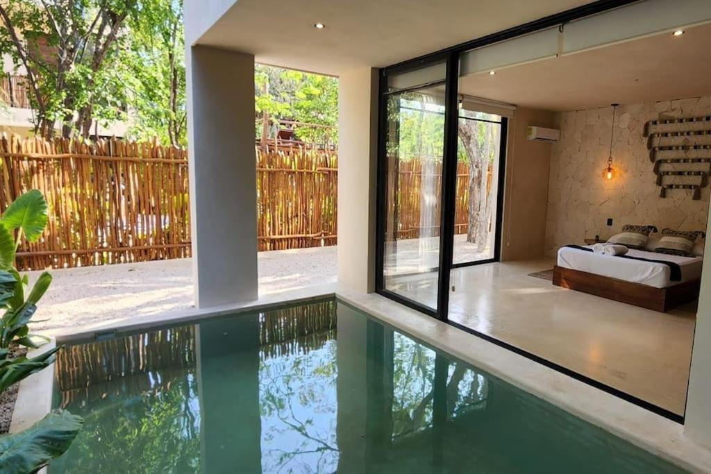 Apartment With Private Pool Tulum Chemuyil Esterno foto