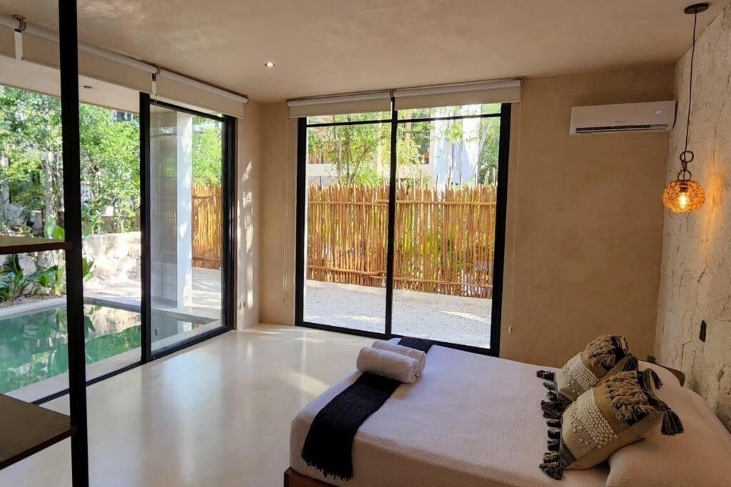 Apartment With Private Pool Tulum Chemuyil Esterno foto