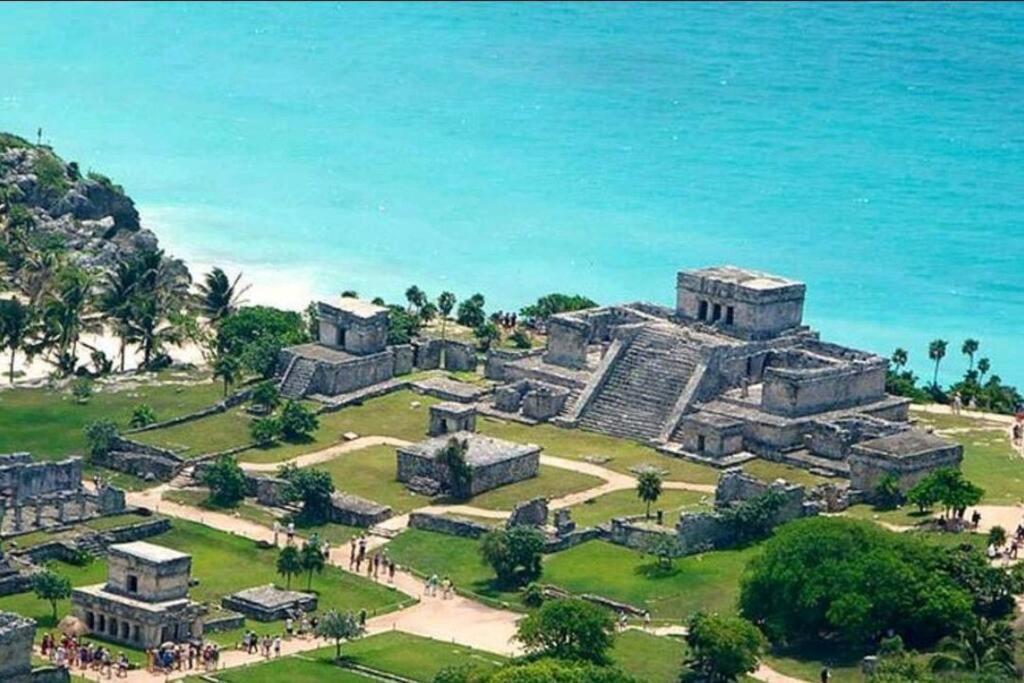 Apartment With Private Pool Tulum Chemuyil Esterno foto