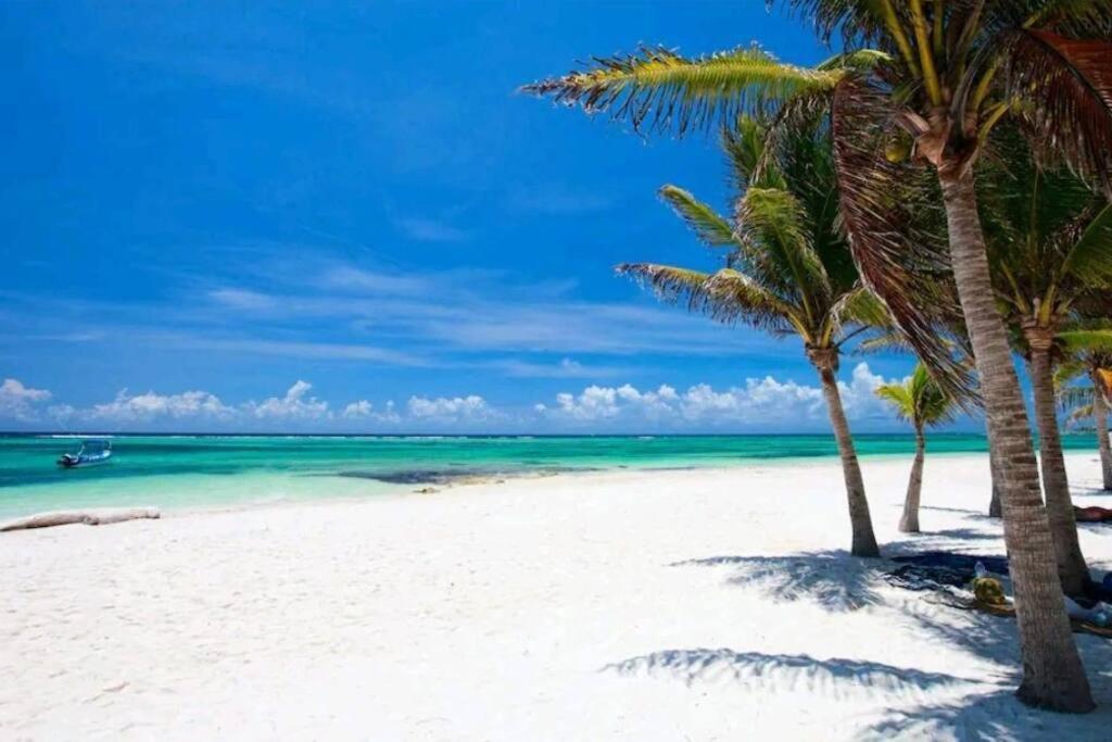 Apartment With Private Pool Tulum Chemuyil Esterno foto