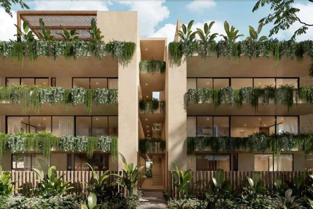 Apartment With Private Pool Tulum Chemuyil Esterno foto